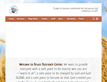 Tablet Screenshot of bruceoutreachcenter.com